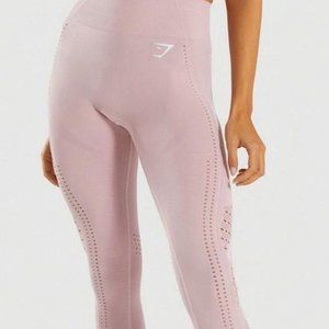 Gymshark Flawless Knit Tights Washed Lavender